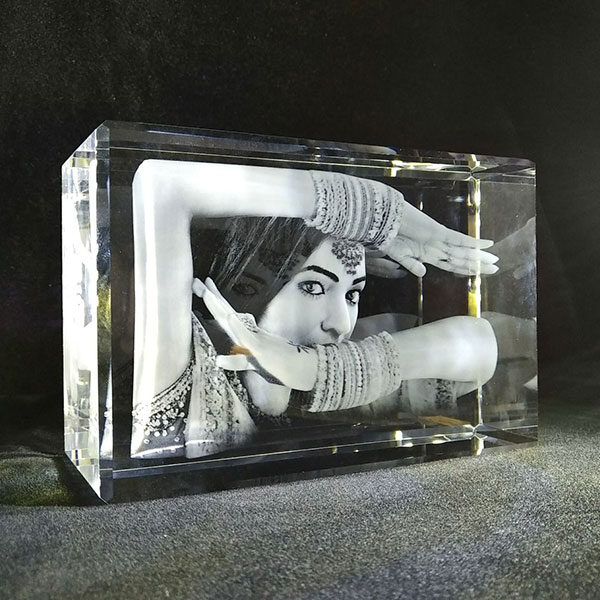 3D Crystal - Rectangle Wide